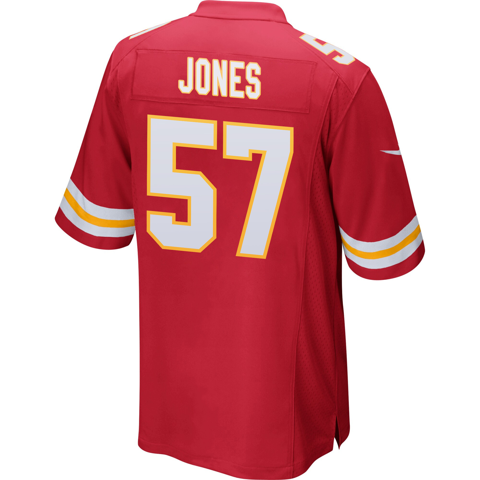 Truman Jones 57 Kansas City Chiefs Super Bowl LVIII Champions 4X Game Men Jersey - Red JS8810 nicesnker - Image 3