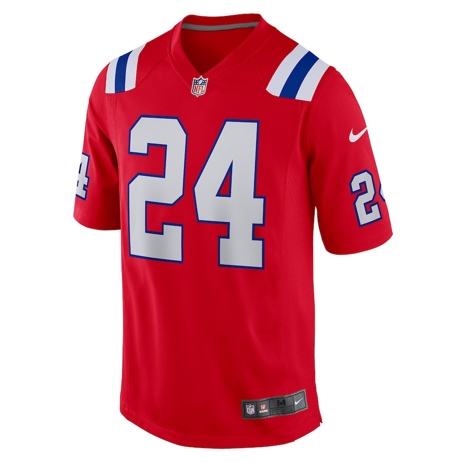 Ty Law 24 New England Patriots Men Retired Alternate Game Jersey - Red JS3150 nicesnker - Image 2