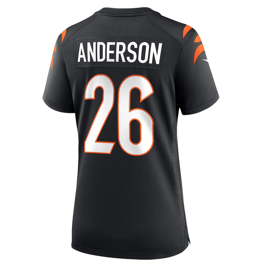 Tycen Anderson 26 Cincinnati Bengals Women Game Jersey - Black JS4608 nicesnker - Image 3