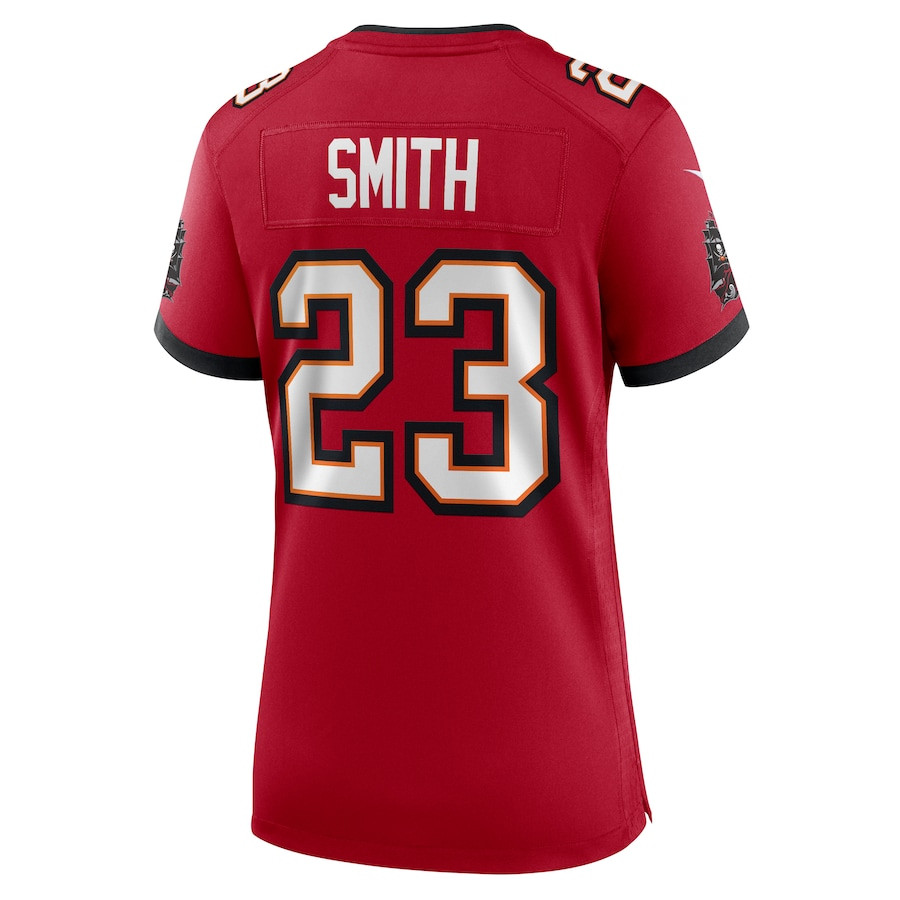 Tykee Smith 23 Tampa Bay Buccaneers Women's Game Jersey - Red JS1815 nicesnker - Image 3