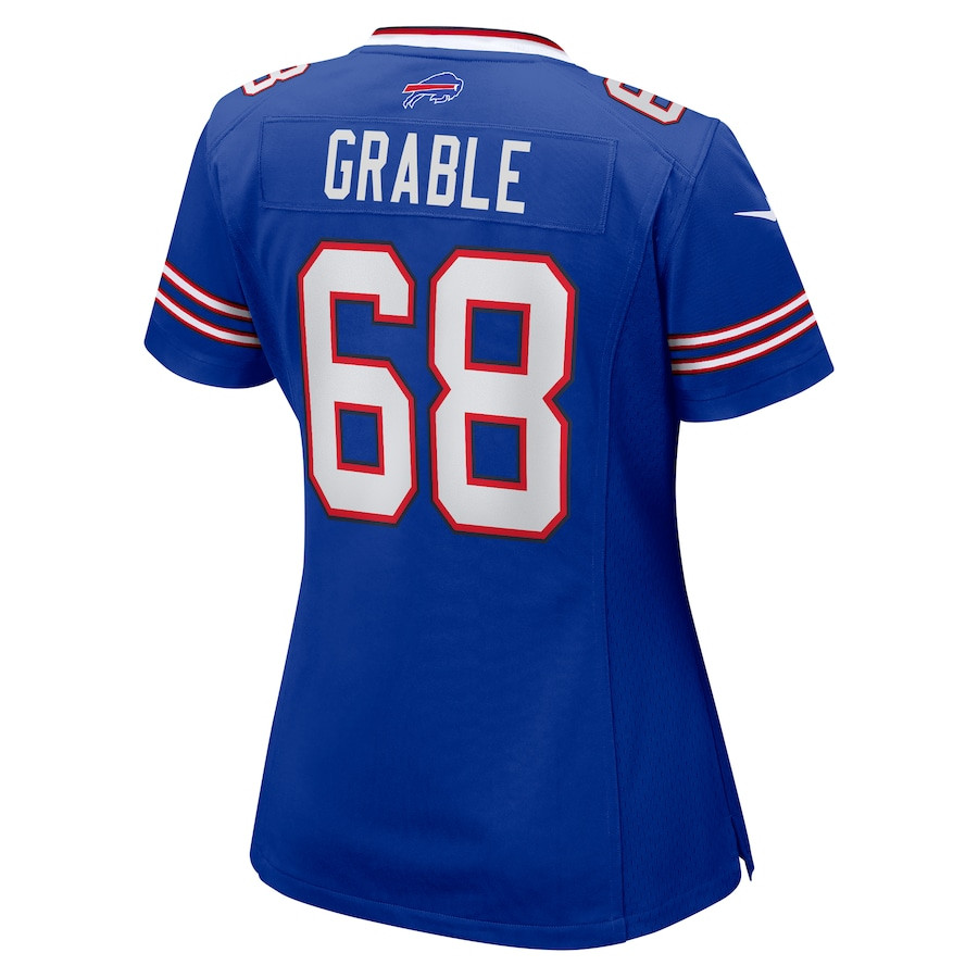 Tylan Grable 68 Buffalo Bills Women's Game Jersey - Royal JS9516 nicesnker - Image 3