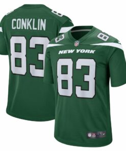 Tyler Conklin 83 New York Jets Men Game Jersey - Gotham Green JS1671 nicesnker