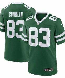 Tyler Conklin 83 New York Jets Team Game Men Jersey - Legacy Green JS2156 nicesnker