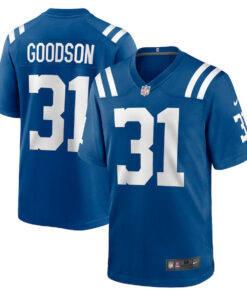 Tyler Goodson 31 Indianapolis Colts Game Men Jersey - Royal JS3561 nicesnker