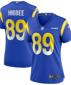 Tyler Higbee 89 Los Angeles Rams Women Game Jersey - Royal JS4463 nicesnker