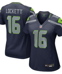 Tyler Lockett 16 Seattle Seahawks Women's Game Jersey - College Navy JS6935 nicesnker