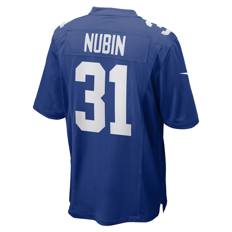 Tyler Nubin 31 New York Giants Team Game Men Jersey - Royal JS2178 nicesnker - Image 3