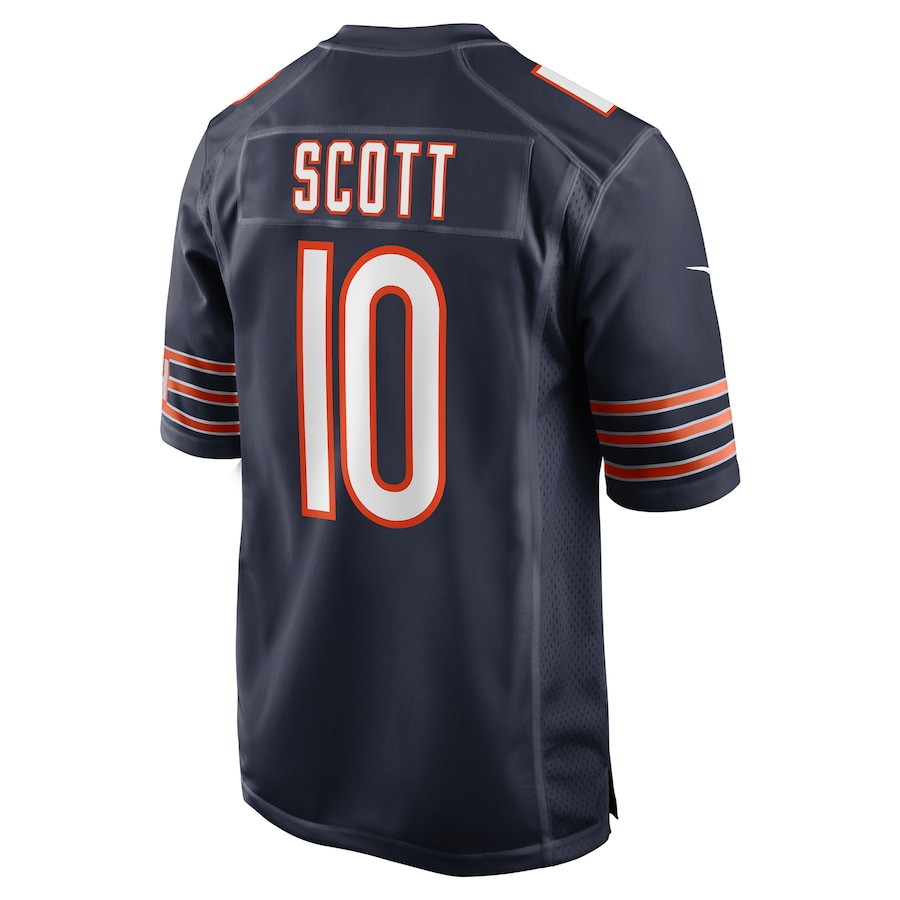 Tyler Scott 10 Chicago Bears Game Men Jersey - Navy JS8438 nicesnker - Image 3