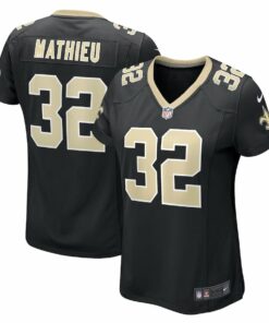 Tyrann Mathieu 32 New Orleans Saints Women Jersey - Black JS7186 nicesnker
