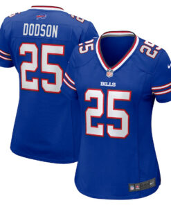 Tyrel Dodson 25 Buffalo Bills Women's Game Jersey - Royal JS7646 nicesnker