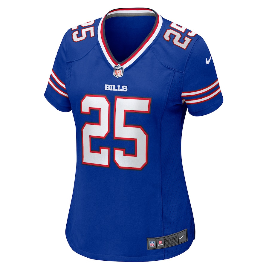 Tyrel Dodson 25 Buffalo Bills Women's Game Jersey - Royal JS7646 nicesnker - Image 2