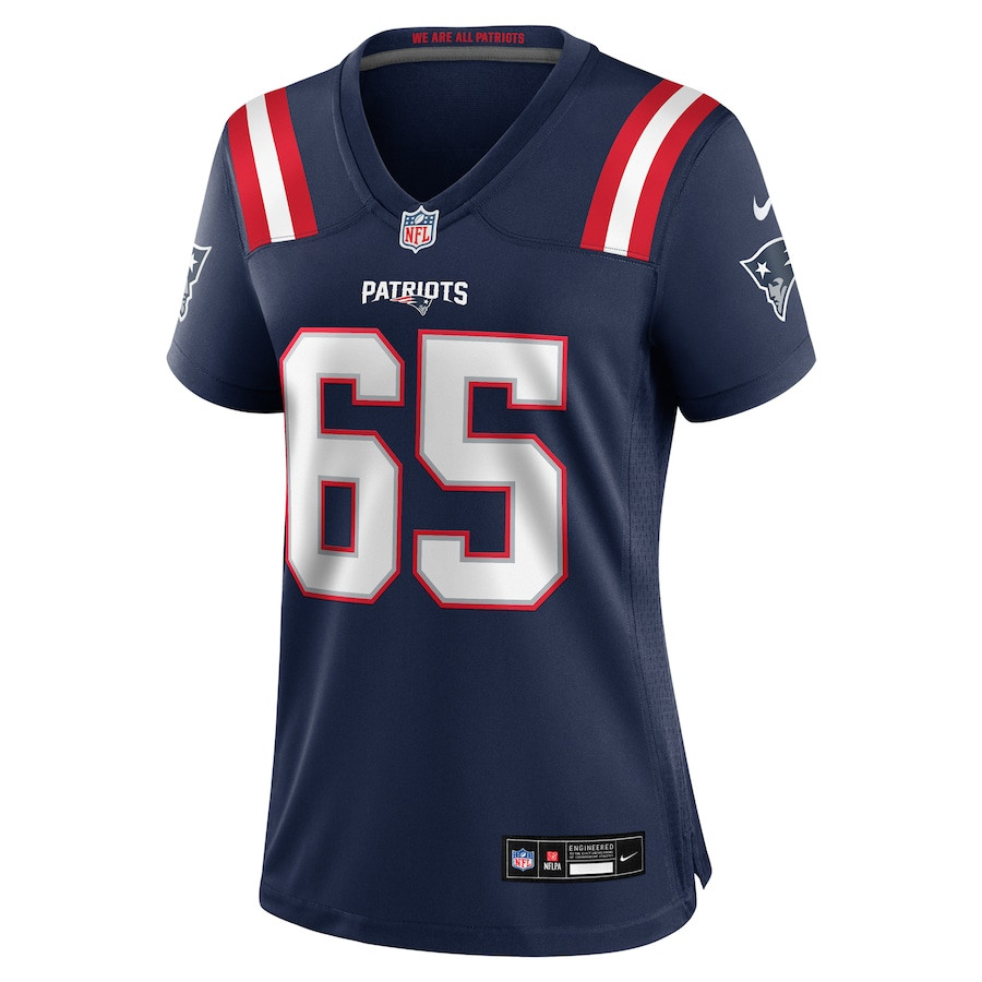 Tyrese Robinson 65 New England Patriots Women's Game Jersey - Navy JS6073 nicesnker - Image 2