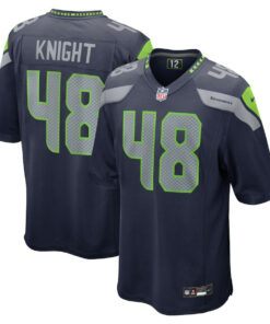 Tyrice Knight 48 Seattle Seahawks Game Men Jersey - College Navy JS7308 nicesnker