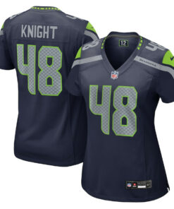 Tyrice Knight 48 Seattle Seahawks Women's Game Jersey - College Navy JS4460 nicesnker