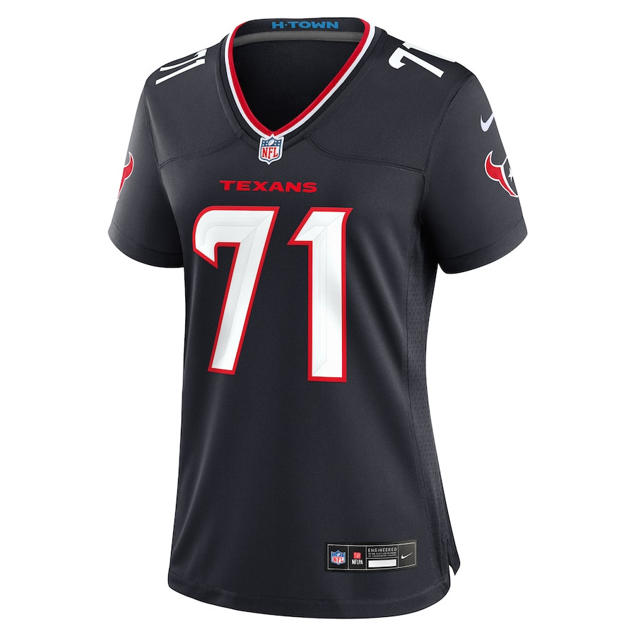 Tytus Howard 71 Houston Texans Women's Team Game Jersey - Navy JS3295 nicesnker - Image 2