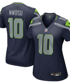 Uchenna Nwosu 10 Seattle Seahawks Women's Team Game Jersey - College Navy JS7364 nicesnker