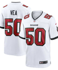 Vita Vea 50 Tampa Bay Buccaneers Game Men Jersey - White JS9228 nicesnker