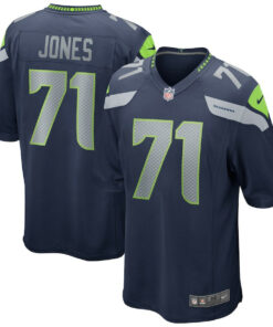Walter Jones 71 Seattle Seahawks Men Game Retired Jersey - College Navy JS3862 nicesnker