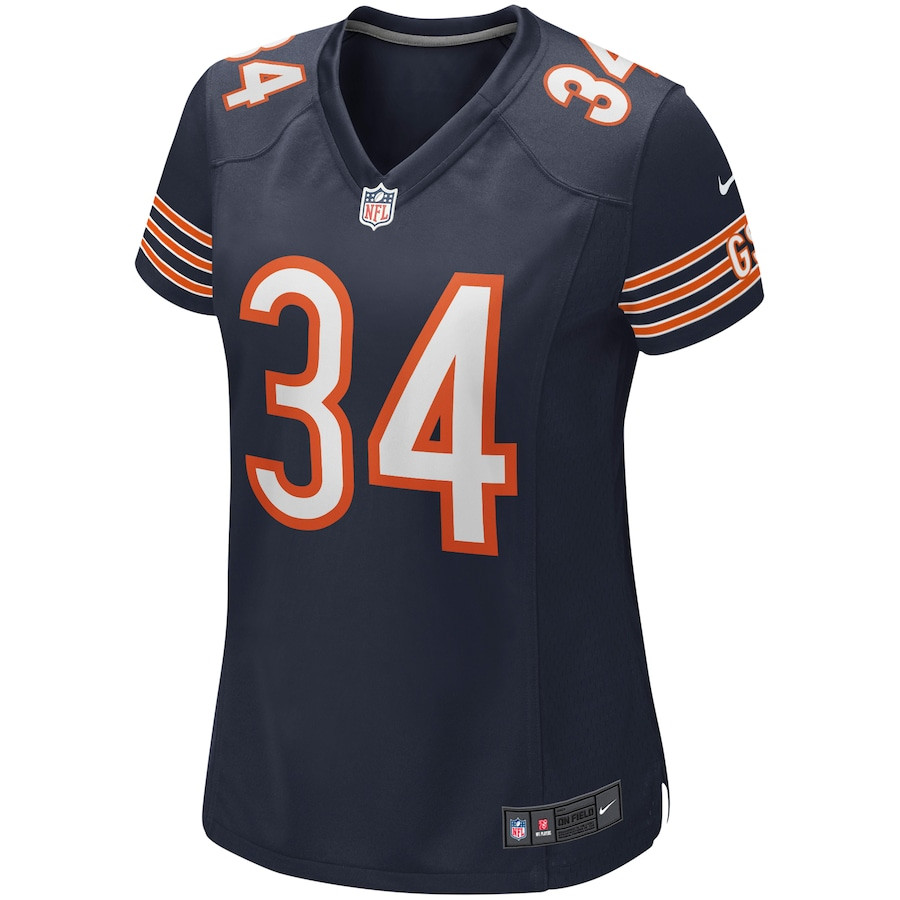 Walter Payton 34 Chicago Bears Women Game Retired Jersey - Navy JS1464 nicesnker - Image 2