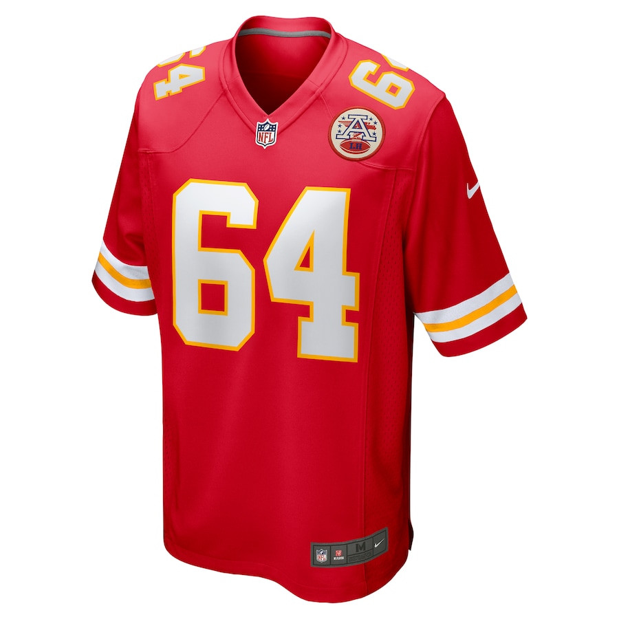 Wanya Morris 64 Kansas City Chiefs Game Men Jersey - Red JS7740 nicesnker - Image 2