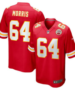 Wanya Morris 64 Kansas City Chiefs Game Men Jersey - Red JS7740 nicesnker