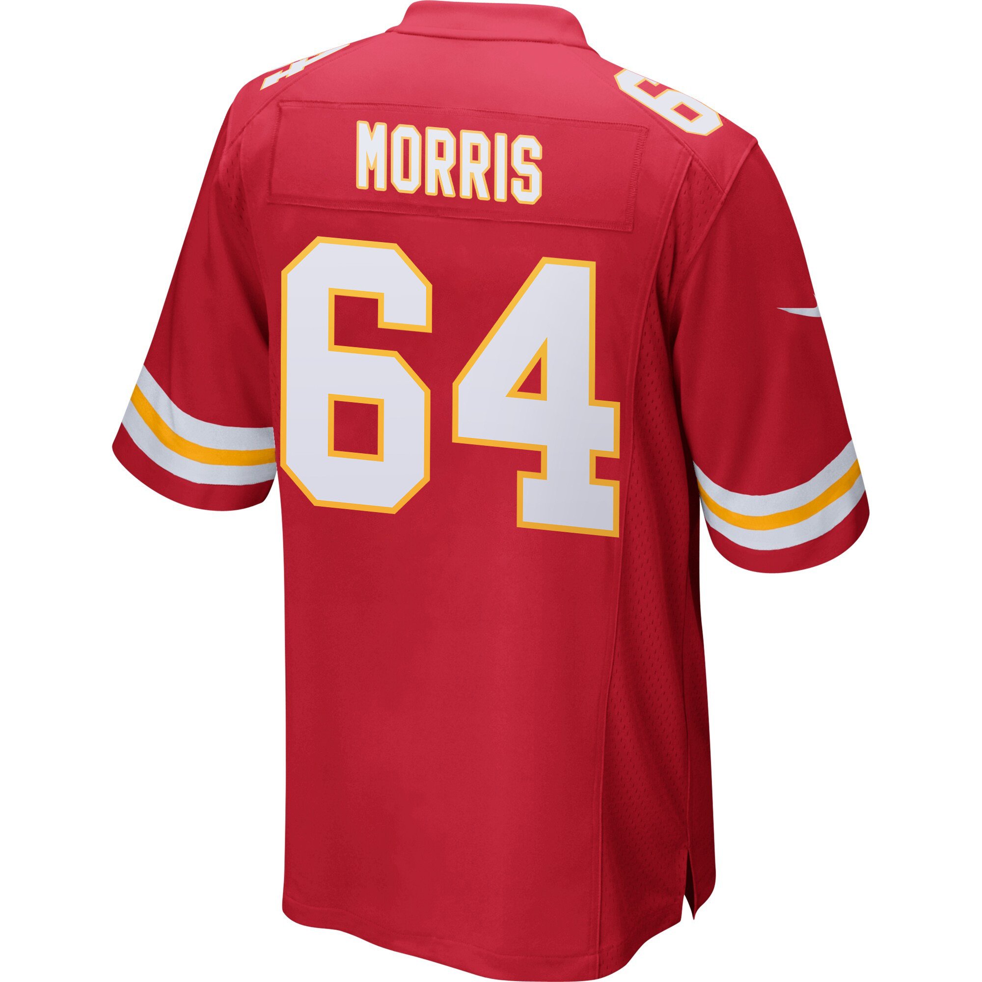 Wanya Morris 64 Kansas City Chiefs Super Bowl LIX Champions Patch 'New Orleans - Where Legends Are Made' EMBROIDERED Game Men Jersey - Red JS6153 nicesnker - Image 2