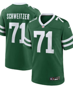 Wes Schweitzer 71 New York Jets Team Game Men Jersey - Legacy Green JS9165 nicesnker