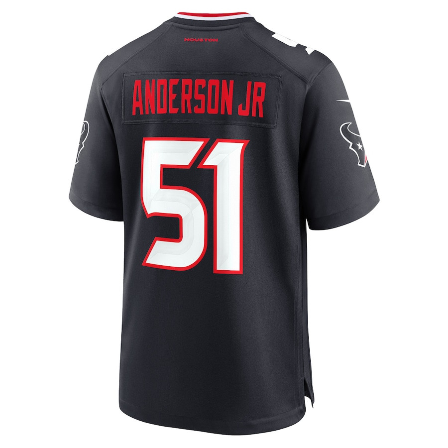 Will Anderson Jr. 51 Houston Texans Game Jersey - Men, Navy JS4446 nicesnker - Image 3