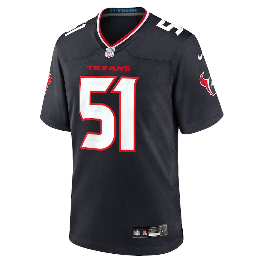 Will Anderson Jr. 51 Houston Texans Game Jersey - Men, Navy JS4446 nicesnker - Image 2
