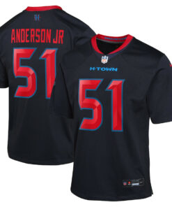 Will Anderson Jr. 51 Houston Texans Youth 2nd Alternate Game Jersey - Navy JS3728 nicesnker