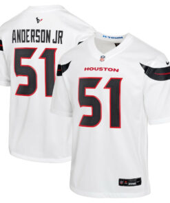 Will Anderson Jr. 51 Houston Texans Youth Game Jersey - White JS2017 nicesnker