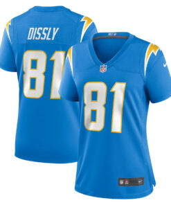 Will Dissly 81 Los Angeles Chargers Women's Game Jersey - Powder Blue JS1465 nicesnker