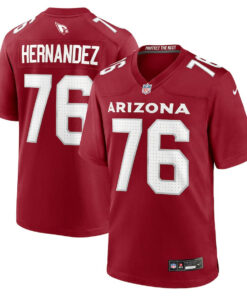 Will Hernandez 76 Arizona Cardinals Team Game Men Jersey - Cardinal JS7084 nicesnker
