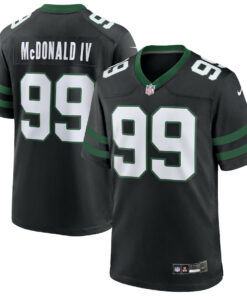 Will McDonald IV 99 New York Jets Alternate Game Men Jersey - Legacy Black JS4748 nicesnker