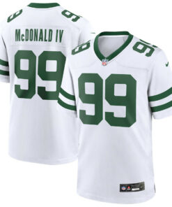 Will McDonald IV 99 New York Jets Game Men Jersey - Legacy White JS5171 nicesnker