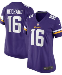 Will Reichard 16 Minnesota Vikings Women's Game Jersey - Purple JS1603 nicesnker