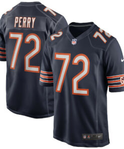 William Perry 72 Chicago Bears Men Game Retired Jersey - Navy JS9614 nicesnker