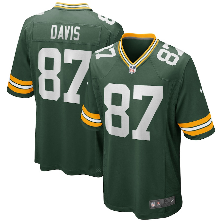 Willie Davis 87 Green Bay Packers Men Game Retired Jersey - Green JS4265 nicesnker