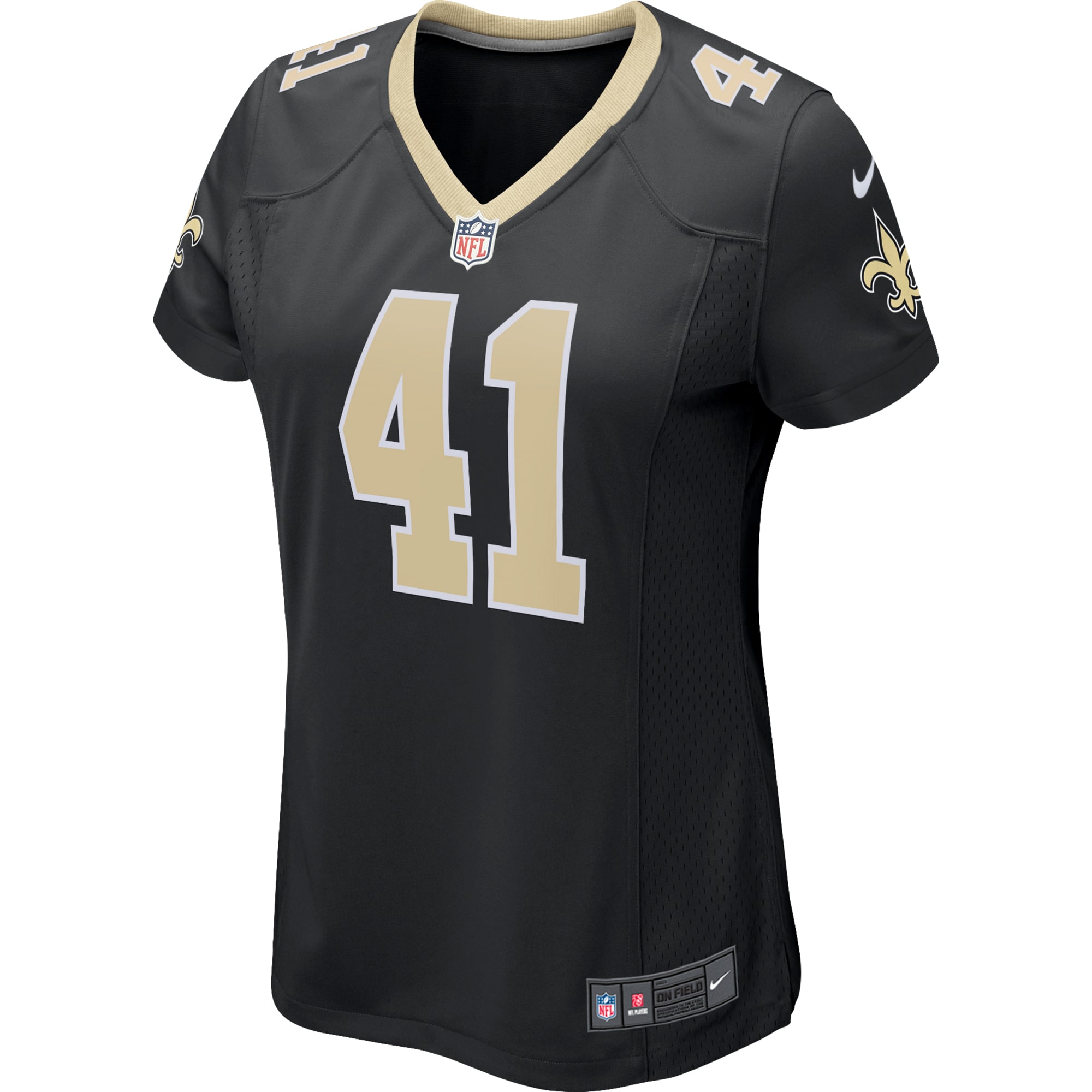Women's Alvin Kamara Black New Orleans Saints Game Jersey JS1183 nicesnker - Image 2