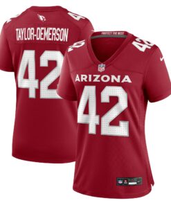Women's Arizona Cardinals Dadrion Taylor-Demerson Cardinal Game Jersey JS1506 nicesnker