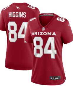 Women's Arizona Cardinals Elijah Higgins Cardinal Team Game Jersey JS8896 nicesnker