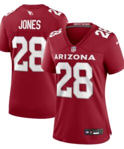 Women's Arizona Cardinals Elijah Jones Cardinal Game Jersey JS5731 nicesnker