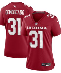 Women's Arizona Cardinals Emari Demercado Cardinal Game Jersey JS7990 nicesnker
