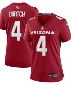 Women's Arizona Cardinals Greg Dortch Cardinal Team Game Jersey JS2236 nicesnker