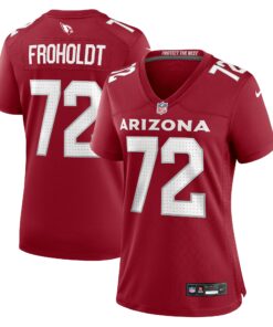 Women's Arizona Cardinals Hjalte Froholdt Cardinal Game Jersey JS6798 nicesnker