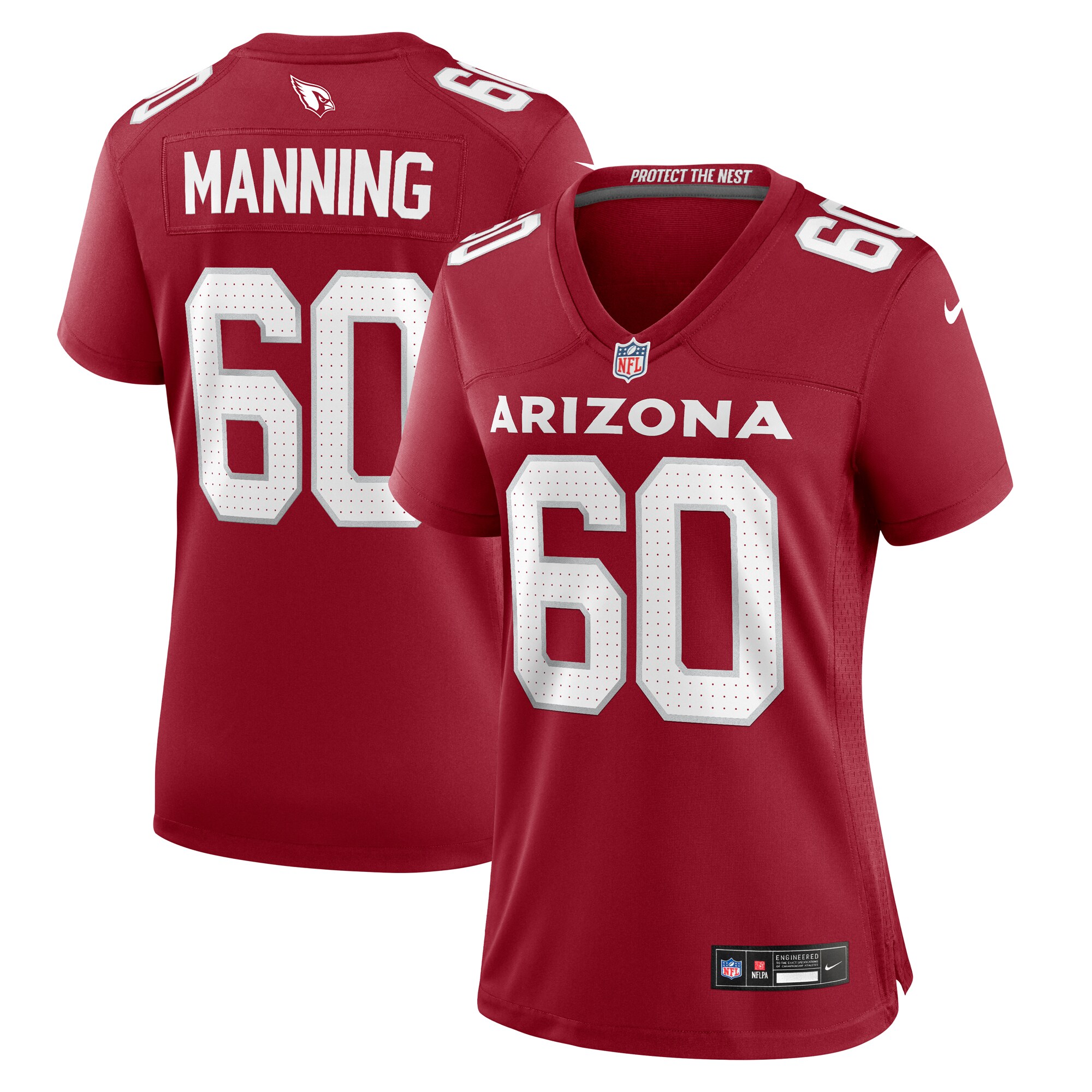 Women's Arizona Cardinals Ilm Manning Cardinal Team Game Jersey JS6885 nicesnker