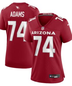 Women's Arizona Cardinals Isaiah Adams Cardinal Game Jersey JS1777 nicesnker