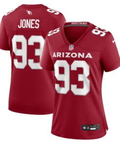 Women's Arizona Cardinals Justin Jones Cardinal Game Jersey JS5479 nicesnker
