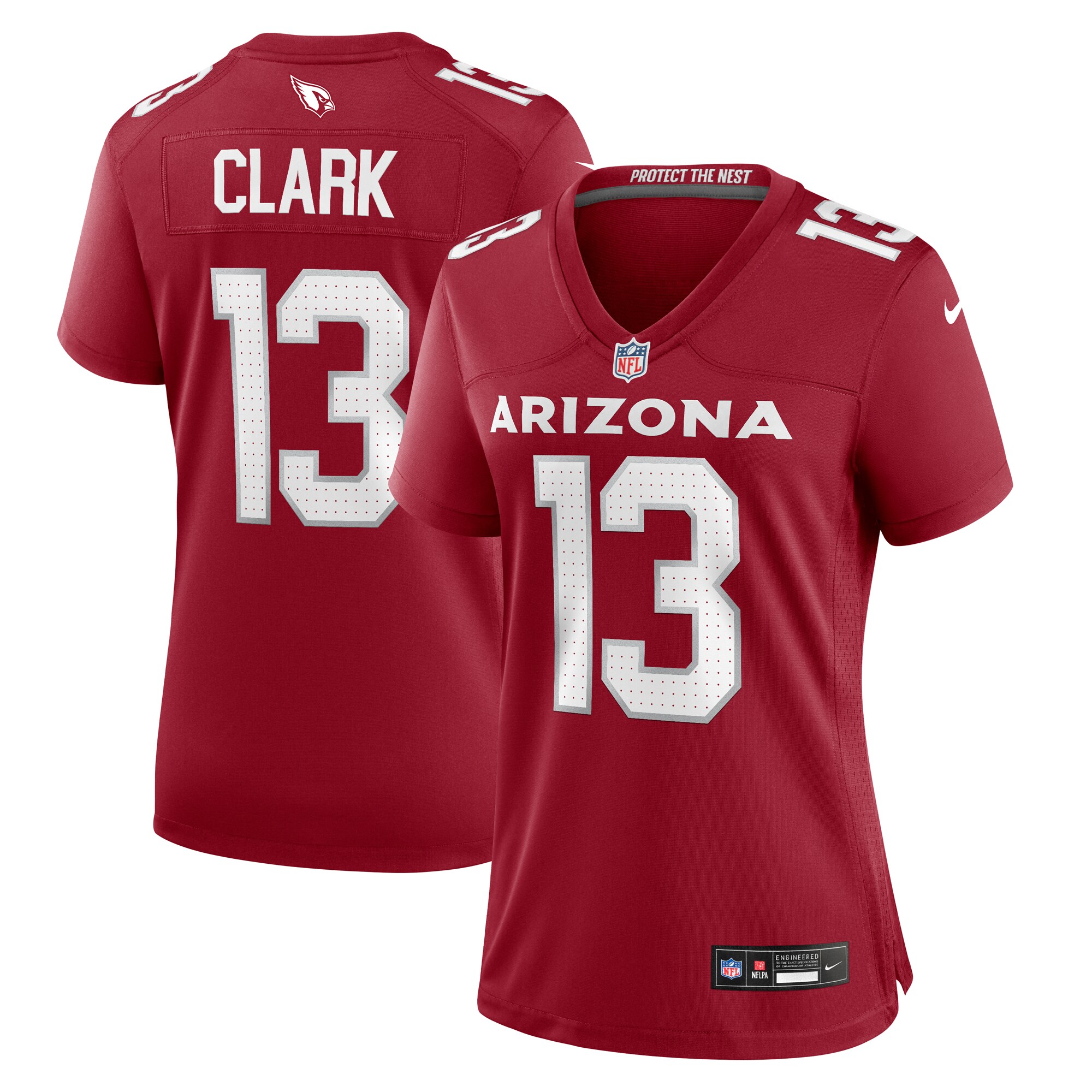 Women's Arizona Cardinals Kei'Trel Clark Cardinal Game Jersey JS2778 nicesnker