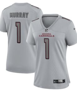 Women's Arizona Cardinals Kyler Murray Gray Atmosphere Fashion Game Jersey JS6476 nicesnker